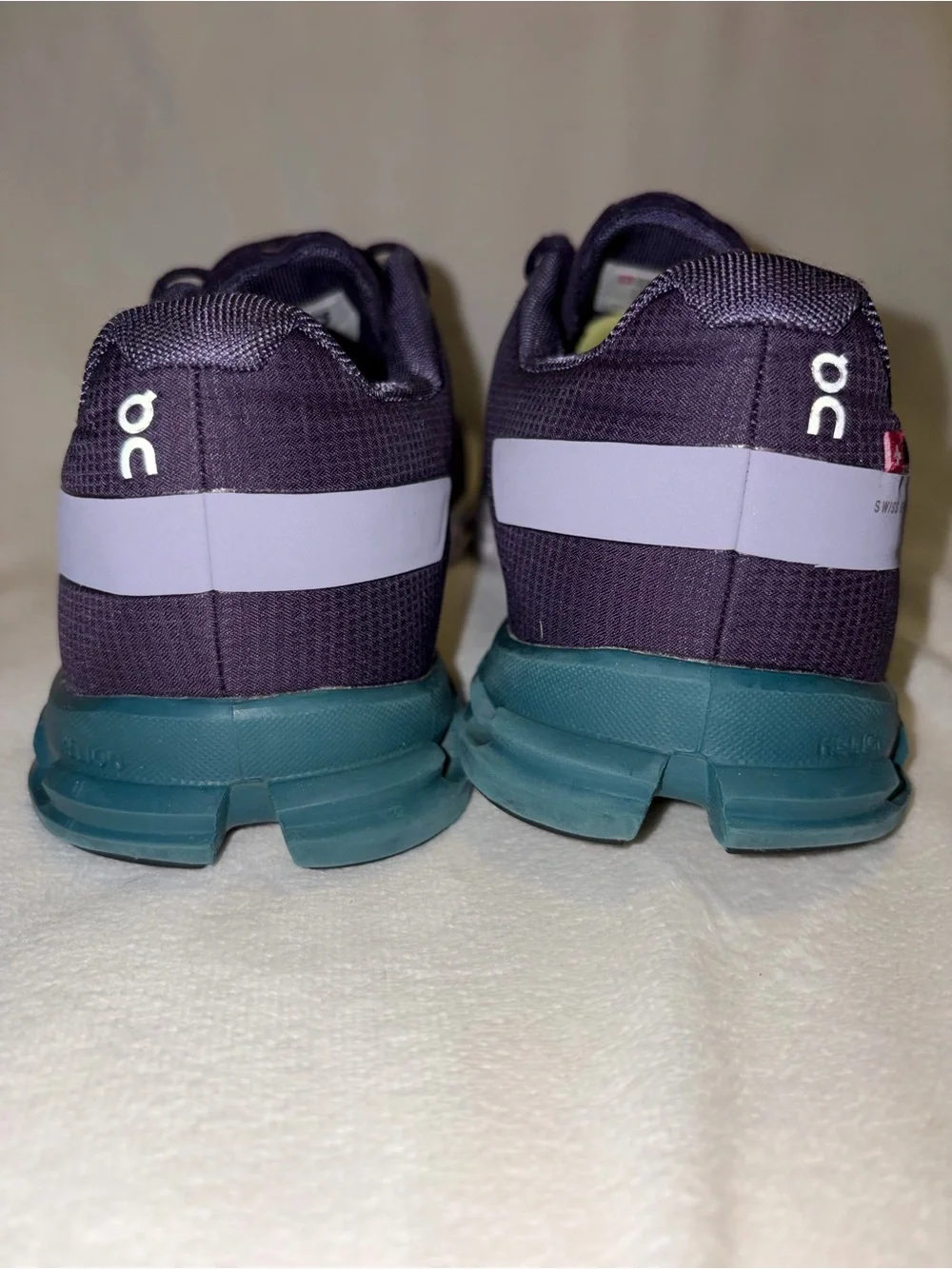 On Running Women's Purple and Teal Running Shoes women size 9.5
